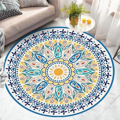 China Round Washable Bedroom Rug Blanket For Kids Surround Blanket Carpet for sale