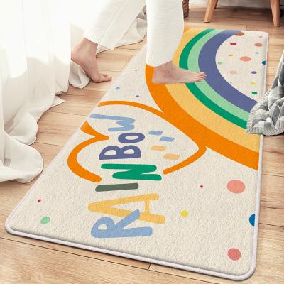 China Washable China Custom Printed Cute Cartoon Door Mat Mat for sale