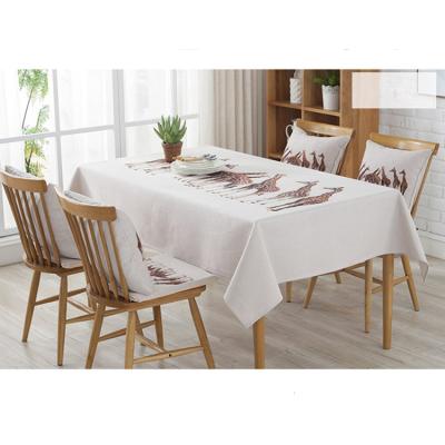 China Banquet Waterproof Use Rectangle Tablecloth for sale