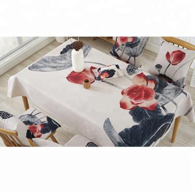 China Beautiful waterproof fashion new products household decoration wholesale tablecloth for sale