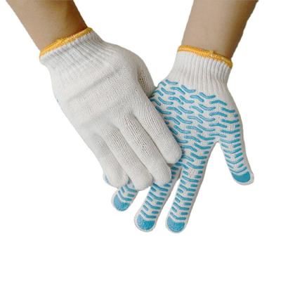 China Breathable Cheap Blue Polyester Glove Protection Safety Foam Work Safety Gloves For Construction Made for sale