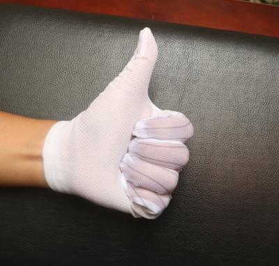 China Five finger glue design high quality biodegradable anti-static anti-slip new work safe gloves 1 pair for sale