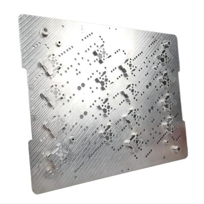 China CNC Aluminum Custom Machining Sheet Metal Forming Process Of Aluminum Middle Frame for sale