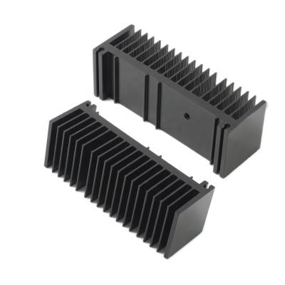 China Custom Aluminum CNC Precision Radiator Machining Supplier With Black Anodized for sale