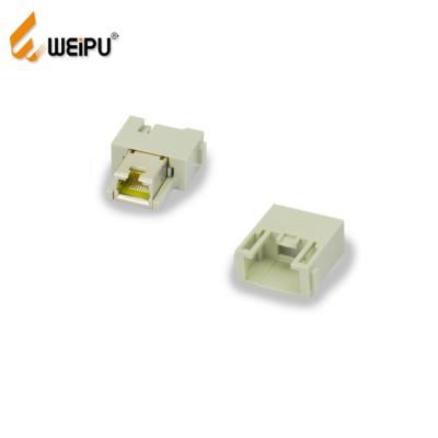 China Power HM-RJ45 WEIPU factory cat5e 1A 50V modular waterproof connectors for sale