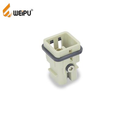 China Power WEIPU HD-008 10A 8 Pin 50V Male Female Insulation IP65 Heavy Duty Aluminum Cable Connector for sale