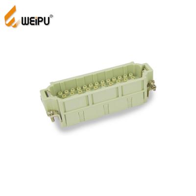 China Power WEIPU HEE-046 16A 46PIN 500V Cable Male Joint Heavy Duty IP65 Insulation Industrial Connectors for sale