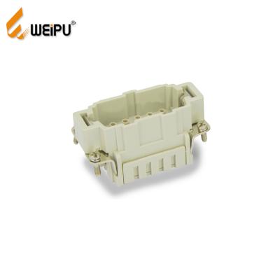 China WEIPU HE-010 16A 500V 10pin 11pin heaby duty male female military power socket for sale