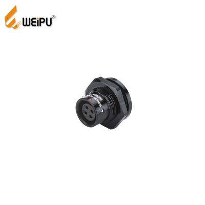 China WEIPU SA1215 Power IP67 Circular Metal Connector Quick Push Pull Waterproof Industrial Rubber Plug for sale