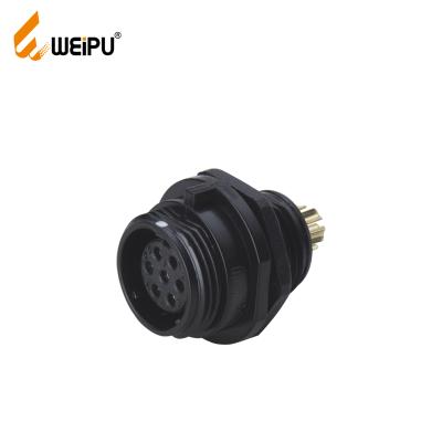 China Waterproof Power Weipu SY1111 IP67 5A AC Cable Connector Nylon66 Wire Inline Battery Connectors for sale