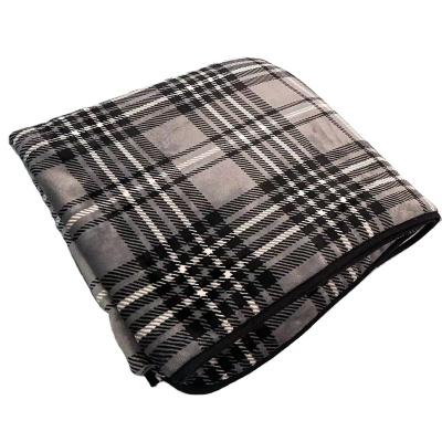 China Folded Sherpa Polyester Microfiber Winter Fleece Blanket for sale