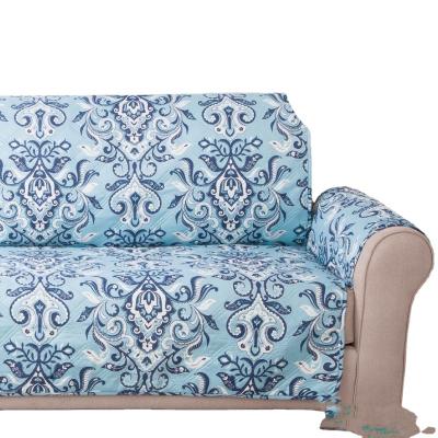 China American Style Polyester Elastic Waterproof Printed Stretch Sofa Cover for sale