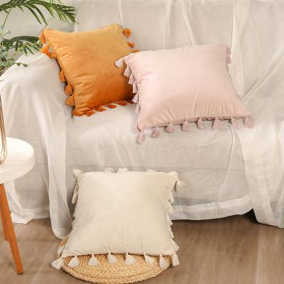 China Funda De Almohada Velvet Pillow Case Anti-Static Cushions Covers For Hom Decor for sale