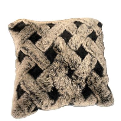 China Anti-static Carved Shaggy Hugging Pillow Decorative Cushion Rocking Lazy Sofa for sale