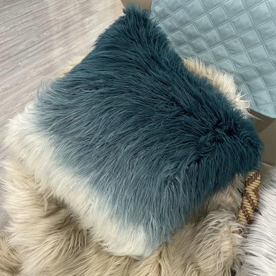 China Anti-Static Chair Plug Fluffy Luxury Nordic Fur Seats Home Decor for sale