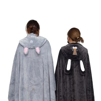 China Flannel Fleece Bathrobe Designer Super Soft QUICK DRY Oeko-Tex Rabbit Bathrobe for sale