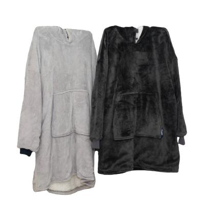 China QUICK DRY custom design soft fleece hooded bathrobe for adults for sale