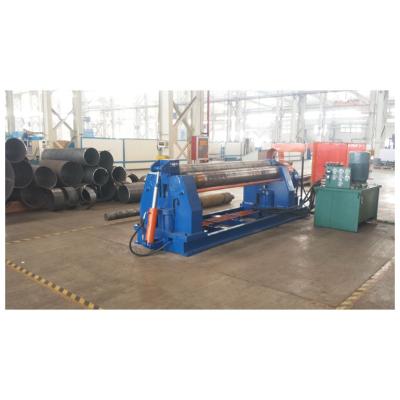 China Factory wholesale hydraulic plate cone shape 3 roller rolling bending machin directly for roll shutt box for sale