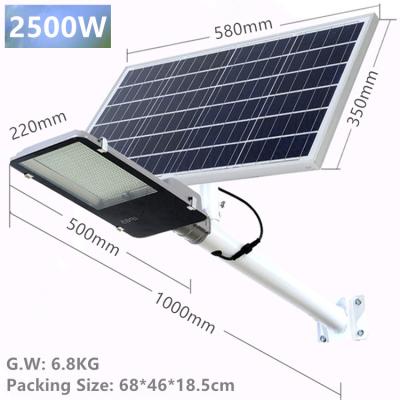 China IP65 100W 200W 300W 400W 500W 1000W 2000W 3000W 4000W Waterproof Solar Hot Sales Ip65 Garden Road Street LED Street Light Outdoor Solar Street Light Integrated Led Solar Street Light for sale