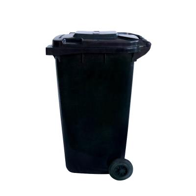 China Sustainable Wholesale 240l Large Plastic Kitchen Trash Can With Wheels for sale