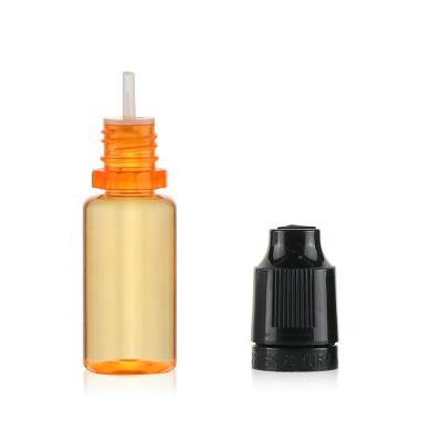 China Plastic colorful oil etc maker boston round pet10ml dropper bottles. of E-liquid /E-Juice/Essential for sale