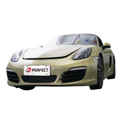 China Leather 2013 Porsche Boxster S 3.4L Used Car Left Steering Used Car Champagne Soft-Top Convertible for sale