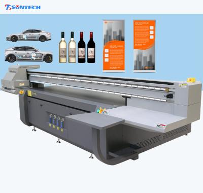 China Hotels High precision High-Definition 3.2*2.0m UV Flatbed Printer Multi-material industrial printing, use for Leather Canvas MDF PVC for sale