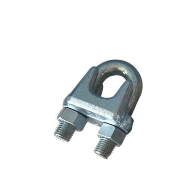 China Body-malleable; U Bolts-Carbon Steel Adjustable Tire Ductile Wire Rope Clips for sale