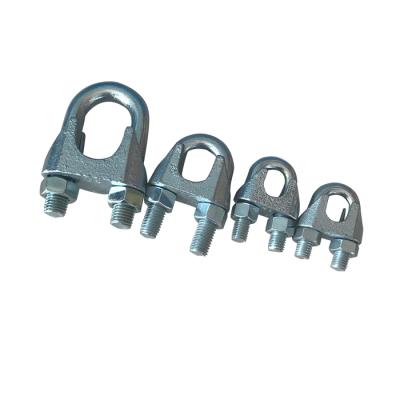 China Body-malleable; Wholesale 741 Steel U Bolt-Carbon Steel Malleable Wire Rope Ring Clips for sale