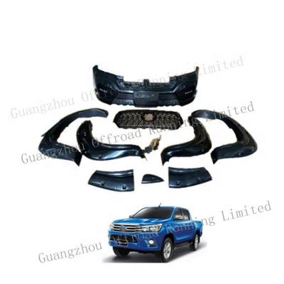 China Plastic hilux body kits car body kit for hilux revo rocco 2015 - 2019 facelift adaptation kit for sale