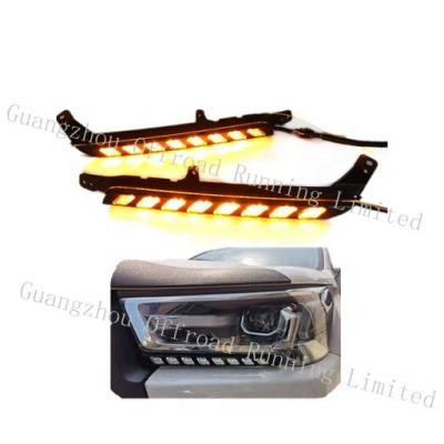 China car daytime running light led drl for hilux revo rocco 2021 2020 under hilux headlight for hilux revo 2021 hilux rocco 2021 for sale