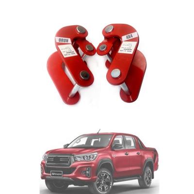 China 4x4 Ranger Accessories 4x4 1 Inch Rear Leaf Spring Extended DST G-Shackles For HILUX 2.8 / Rocco 2018-2021 for sale