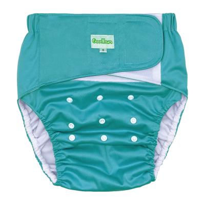 China Goodbum Reusable Urinary Incontinence Leak Proof Cloth Printed Adjustable Cloth Diaper For The Elderly for sale