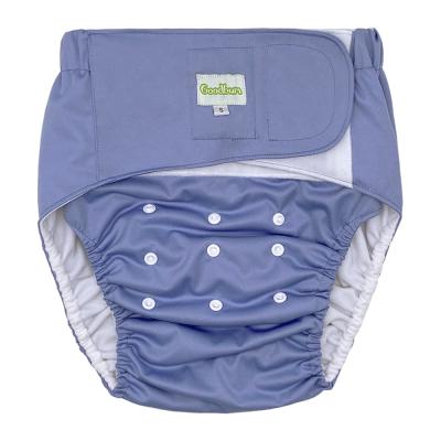 China Goodbum Printed Diaper For Adult Suppliers Cloth Adjustable Washable Adult Diaper For The Elderly for sale