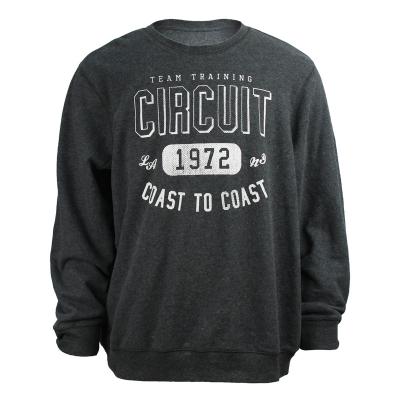 China Autumn Gray French Winter Anti-wrinkle Heather Terry Casual Wear Men's Sweatshirts for sale