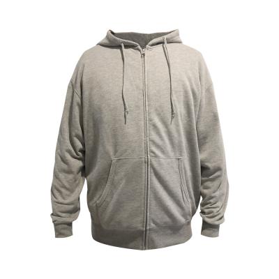 China Terry Plain Hoodies Men's Gym Fleece Sweater Blank Jackets Breathable French Running Men's Gym Pullover Sportswear for sale