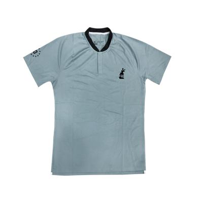 China Wholesale Anti-Wrinkle Adult Short Sleeve Casual T Shirt For Men With Button for sale