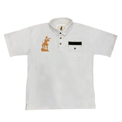 China Exquisite White High Quality Men Polo Shirts Anti-wrinkle Polo Shirt For Men Color Printed Your Own Logo for sale