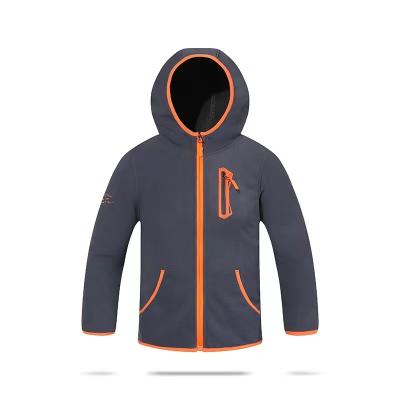 China 100% Warm Breathable Polyester Fleece Jacket Wholesale Kids Jacket Zipper Custom Design Logo And Label for sale