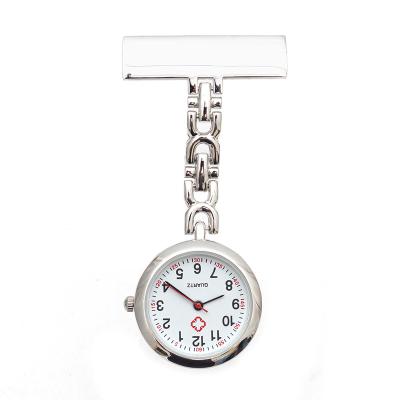 China New Small Alloy Quartz Nurse Watch Precision Timing Vintage Metal Nurse Watch With Pin for sale