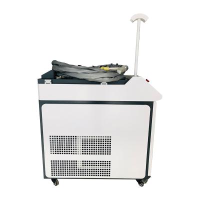 China 1000W 2000W industrial hi-tech industrial rust machine dust dirt cleaning machine stainless steel laser cleaning machine paint cleaning production for sale