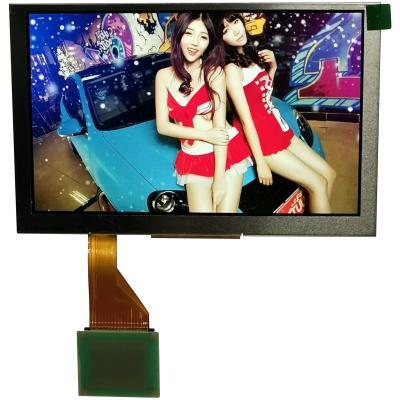 China 5,0 duim tft lcd LCD van de vertoningen Breed temperatuur Comité WVGA 800*480 Te koop