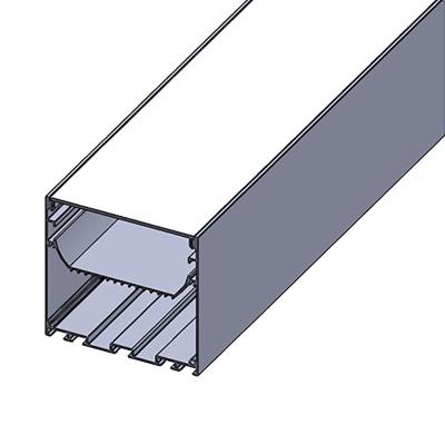 China Panel Light LED Aluminum Profiles 80*75aluminum Channel for sale