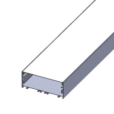 China Aluminum Panel Light LED Profiles 100*40 Aluminum Channel for sale