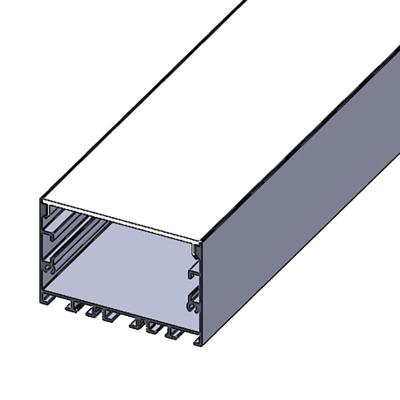 China Panel Light LED Aluminum Profiles 60*40aluminum Channel for sale