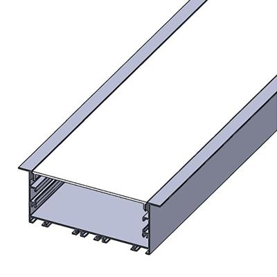 China Aluminum Panel Light LED Profiles 90*40 Aluminum Channel for sale