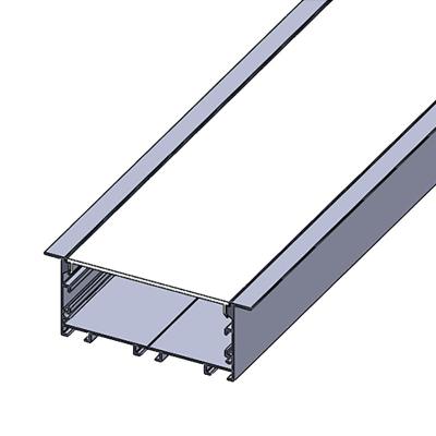 China Aluminum Panel Light LED Profiles 75*35 Aluminum Channel for sale