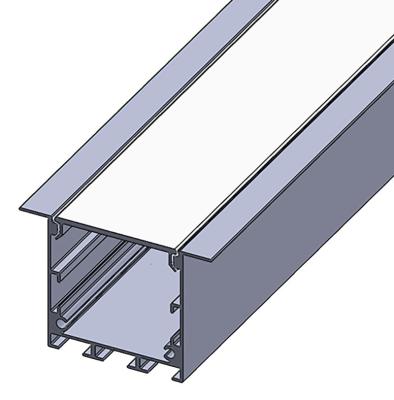 China Aluminum Panel Light LED Profiles 35*35 Aluminum Channel for sale