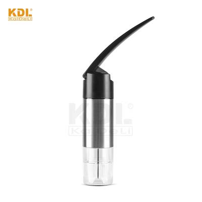 China With LED Light Stainless Steel Portable Manual Pump Wine Opener for sale