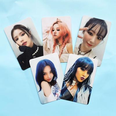 China 5pcs/set China Wholesale Kpop IDLE (G) I NEVER DIE Lomo Card Photo for sale